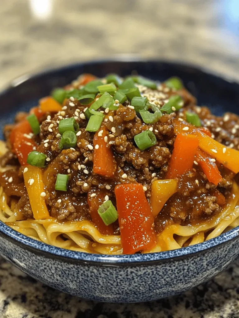 If you’re craving a dish bursting with flavor and quick enough for a weeknight dinner, look no further! Easy Mongolian Ground Beef Noodles is the answer to your culinary prayers. This savory, hearty meal features tender noodles coated in a rich sauce, succulent ground beef, and vibrant vegetables that all come together in just 25 minutes. It’s a family favorite that will leave you and your loved ones coming back for seconds!