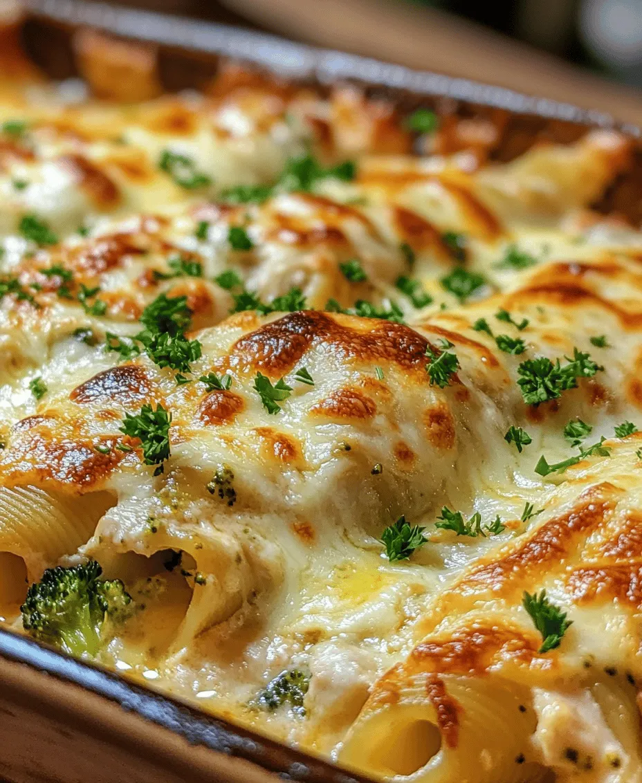 If you’re searching for a dish that perfectly marries comfort food with a touch of nutrition, look no further than Chicken & Broccoli Alfredo Stuffed Shells. This delightful recipe brings together large pasta shells filled with a creamy, savory mixture of chicken, broccoli, and cheese, all enveloped in a rich Alfredo sauce. This dish is not only satisfying to the palate but also provides a well-balanced meal that makes it a favorite for families and gatherings alike.