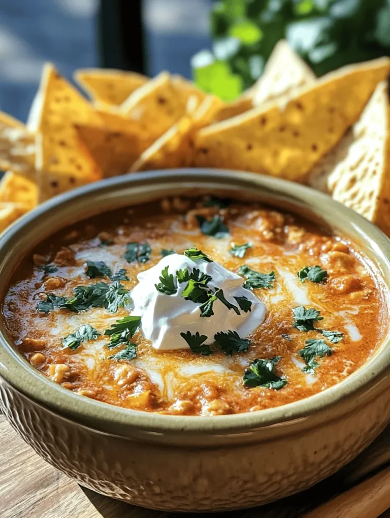 Imagine coming home after a long day to the irresistible aroma of Slow Cooker Cheesy Chicken Enchilada Soup welcoming you. This cozy dish is a delightful fusion of cheesy goodness and zesty enchilada flavor, creating a warm hug in a bowl! Perfect for busy weeknights or gatherings with friends, this soup stands out for its rich taste and easy preparation, making it a beloved family favorite.