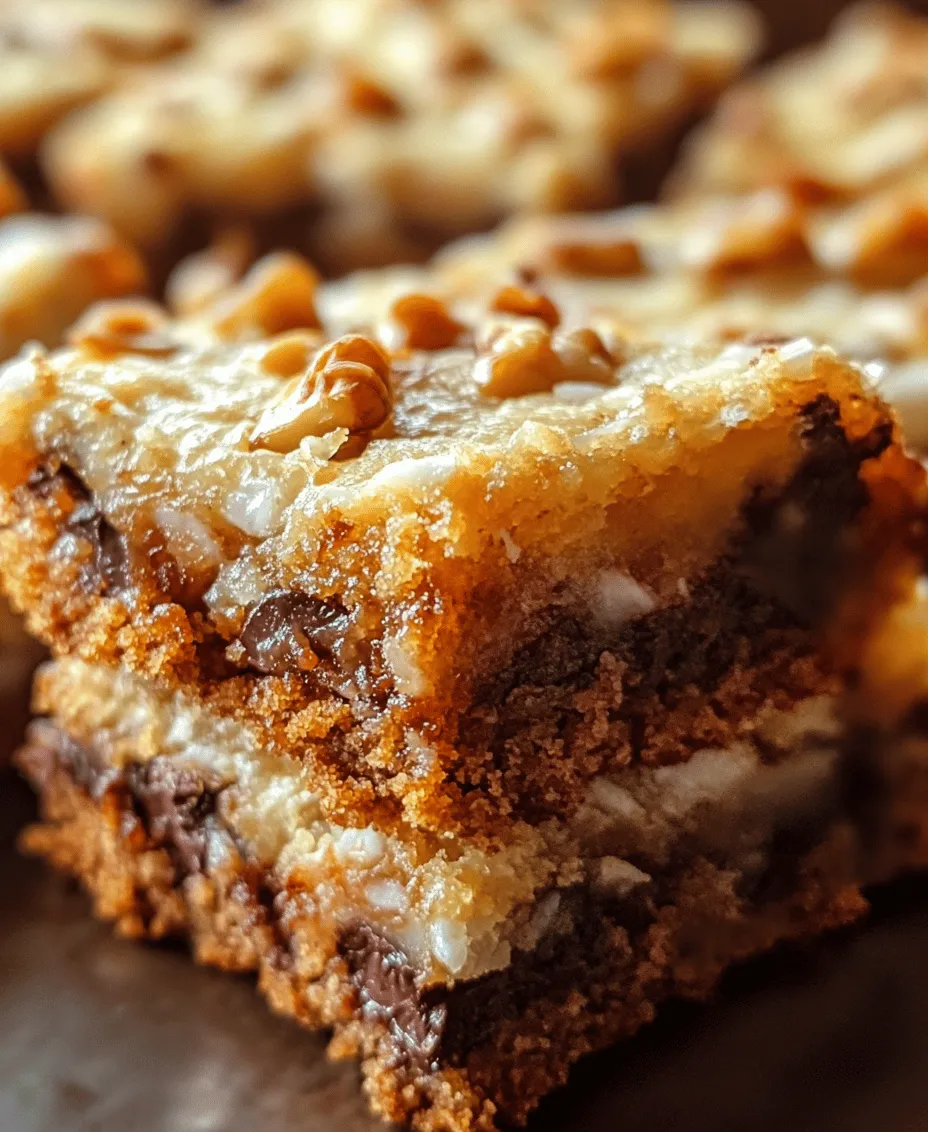 If you’re searching for a dessert that embodies the perfect blend of flavors and textures, look no further than Magic Cookie Bars. These delightful treats have won the hearts of bakers and dessert lovers alike, thanks to their incredible combination of sweet, salty, chewy, and crunchy elements. Known for their versatility, Magic Cookie Bars are ideal for various occasions, whether it’s a festive gathering, a holiday celebration, or just a cozy night in where you crave something indulgent.