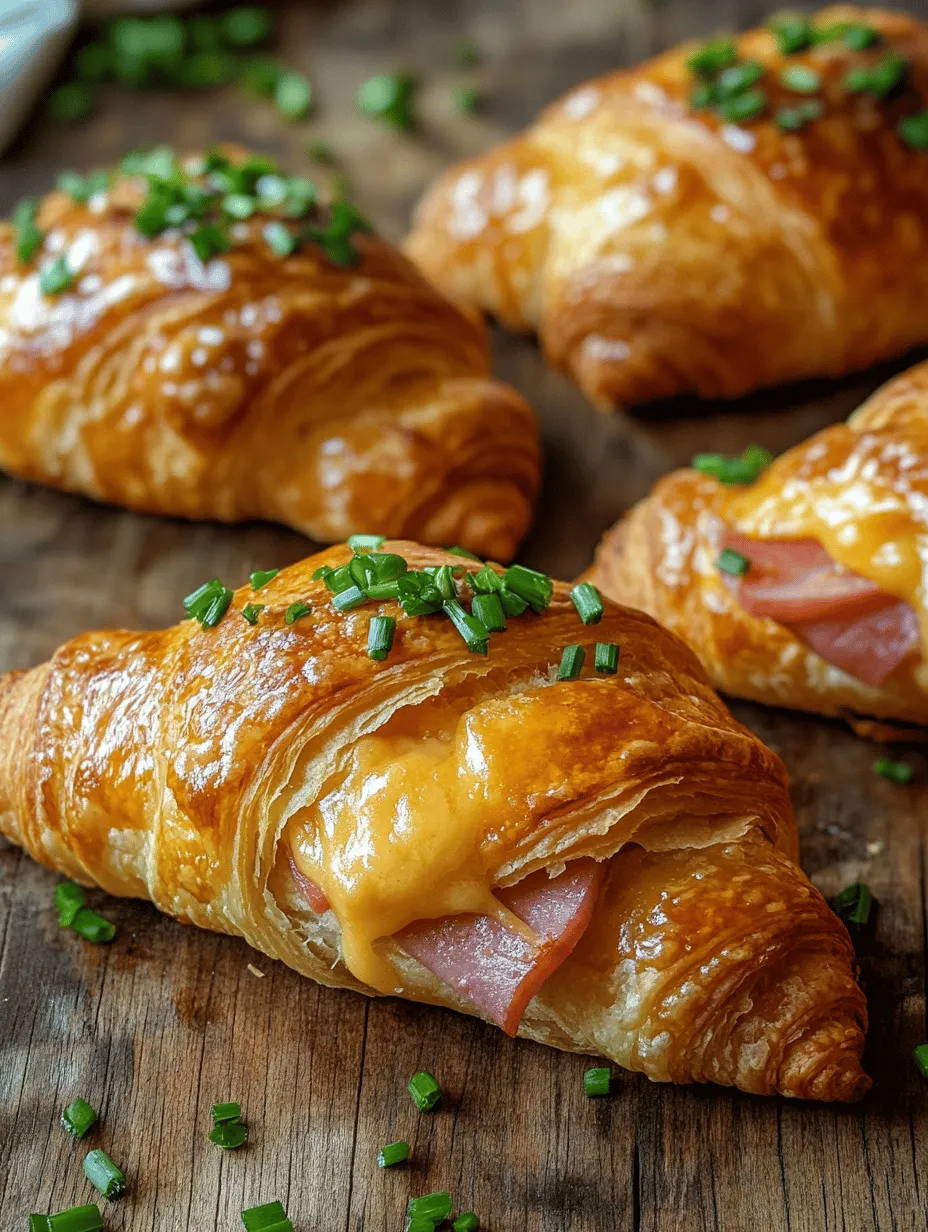 If you’re looking for a quick yet delightful snack or meal, savory baked ham and cheese croissants are an excellent choice. These flaky, golden pastries are not only simple to make, but they also deliver a satisfying combination of flavors that will please any palate. Whether you're preparing a leisurely breakfast, a light lunch, or an appetizer for your next gathering, these croissants are versatile enough to suit any occasion.