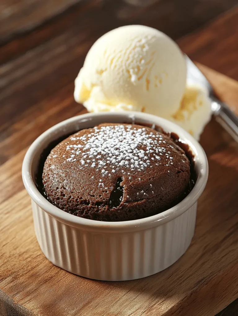 Are you ready to indulge in a stunning dessert that combines rich chocolate with a warm, gooey center? These gluten-free chocolate lava cakes are not only a show-stopper but also incredibly easy to make! Picture this: as you cut into the cake, a river of molten chocolate flows out, creating a mesmerizing treat that’s dripping with deliciousness. Perfect for dinner parties, special occasions, or a personal sweet escape, you won't be able to resist this chocolatey goodness. Let’s dive into the world of these decadent cakes!