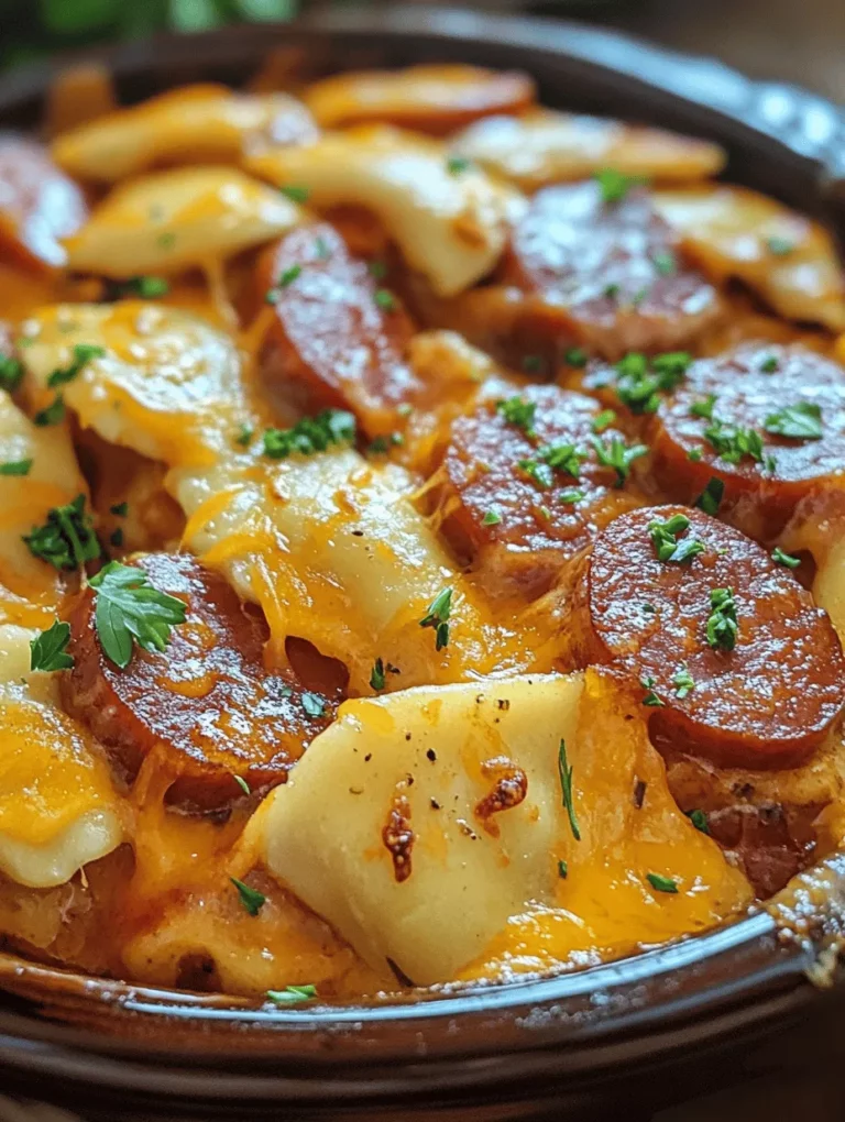 Comfort food has a unique ability to evoke nostalgia and warmth, and few dishes embody this sentiment as beautifully as pierogi casserole with kielbasa. This delightful recipe is not only a hearty meal that satisfies hunger, but it also brings an element of coziness to the dining table, making it a perfect choice for family gatherings or chilly evenings at home. The slow cooker elevates this dish to new heights, merging convenience with mouthwatering flavor, allowing busy cooks to enjoy a homemade meal with minimal effort.