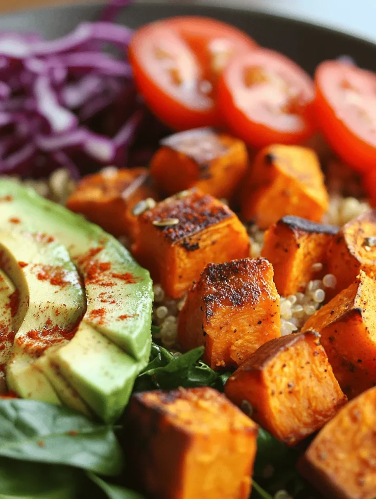 Are you ready to embark on a culinary adventure that's not just a feast for the taste buds but a celebration for the eyes? Allow us to introduce the Vibrant Vegan Sweet Potato Buddha Bowl! This colorful bowl of goodness harmoniously blends roasted sweet potatoes, creamy avocado, and nutrient-packed greens, drizzled with a delicious tahini dressing. Perfect for meal prep or a cozy dinner, this dish is special because it not only satisfies your hunger but also nourishes your body with every vibrant bite. Let’s dive into this wholesome recipe that’s bound to become one of your favorites!