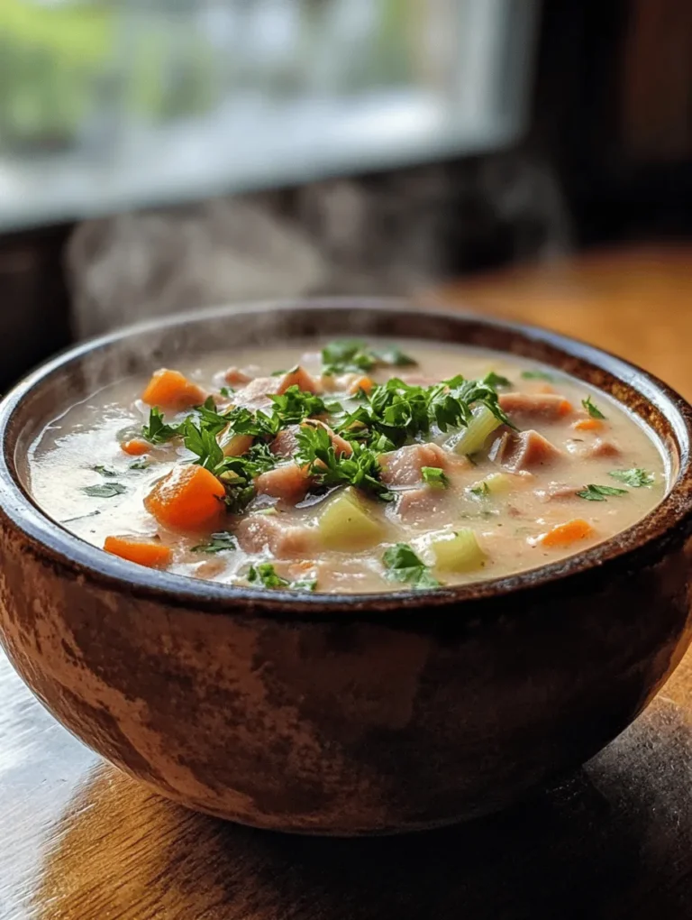 Imagine a hearty bowl of Savory Ham Chowder right before you, with its rich and creamy texture, chunks of tender potatoes, and savory ham dancing amidst fresh parsley. This chowder isn’t just a meal; it’s a warm hug on a cold evening, bringing comfort and satisfaction with every spoonful. It has been a family staple in my home, shared among loved ones during chilly nights and gatherings, making each bite a reminder of cherished memories. So, if you're searching for a delightful dish that offers flavor and warmth, keep reading!