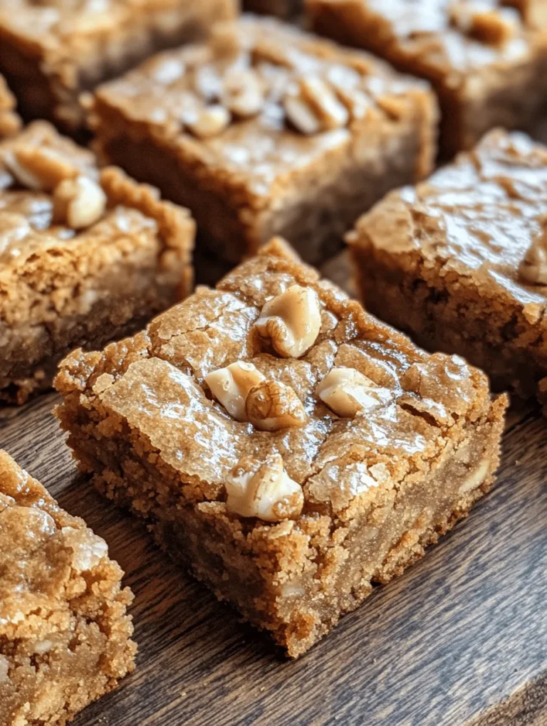 Imagine taking a bite of a soft, chewy blondie that melts in your mouth, filled with rich maple sweetness and crunchy walnuts. Chewy Maple Walnut Blondies are the ultimate treat for those with a sweet tooth, combining the rich flavors of maple syrup and the buttery goodness of blondies. These delightful squares are perfect for any occasion, whether it’s a cozy family gathering or a satisfying snack with your afternoon tea.