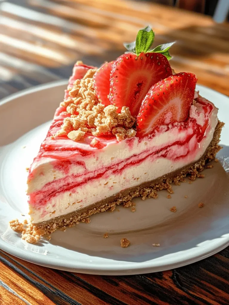 Indulge in the sweet and creamy goodness of Strawberry Crunch Cheesecake, a show-stopping dessert that combines the classic flavors of cheesecake with a fruity twist and a crunchy topping. This delightful dessert is not only visually appealing but also packed with the luscious taste of fresh strawberries. Whether you're hosting a summer gathering or celebrating a special occasion, this cheesecake is sure to impress your guests and leave them craving more!