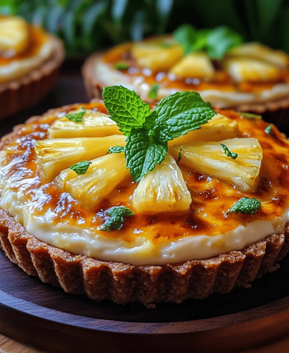 If you're looking for a delightful dessert that captures the essence of summer in every bite, the Tropical Paradise Pineapple Fridge Tart is an absolute must-try. This no-bake dessert combines the sweet and tangy flavors of pineapple with a creamy filling, all nestled atop a crunchy biscuit base. Perfect for summer gatherings, beach parties, or any celebration, this tart is not only easy to make but also a refreshing treat that will impress your guests.