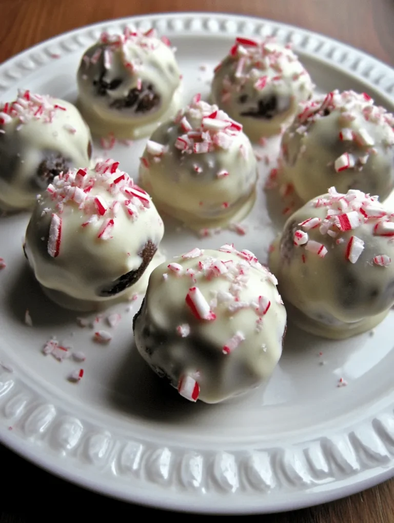 Indulge in the ultimate holiday dessert with these Chocolate Peppermint Oreo Truffles! This delightful treat combines the rich creaminess of cream cheese and the iconic flavor of Oreo cookies, enhanced by the refreshing zing of peppermint. Perfect for holiday gatherings or sweet gifts, these truffles are sure to impress family and friends with their festive appeal and melted chocolate coating. Imagine biting into a silky smooth truffle that oozes holiday cheer!