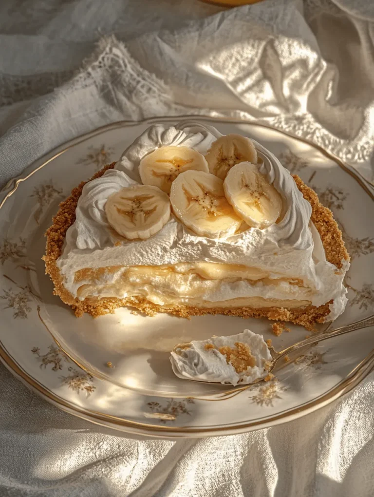 Imagine a dessert that combines the rich, creamy flavors of pastry cream with the freshness of ripe bananas and the crunch of a buttery graham cracker crust. This Banana Bliss Cream Pie is not just a dessert; it’s a celebration of creamy goodness! Perfect for family gatherings or a sweet treat after dinner, this pie captures the essence of classic American baking with a tropical twist. Whether it’s a birthday celebration, a picnic, or just a lazy afternoon at home, this pie is sure to steal the show!