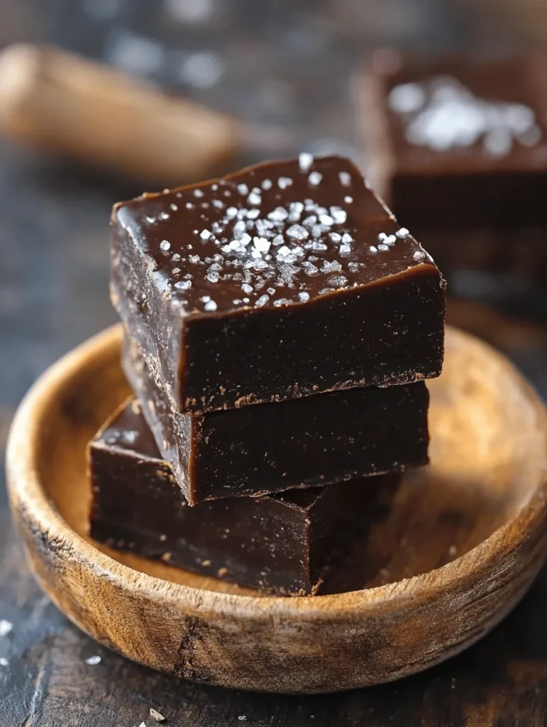 Looking for a dessert that is the epitome of indulgence? This Decadent Dark Chocolate Fudge with Sea Salt Caramel is just the treat that will satisfy your sweet cravings! A rich, gooey fudge topped with luscious sea salt caramel creates a perfect harmony of sweet and savory flavors. Imagine biting into a soft, chewy fudge that melts in your mouth, complemented by the crunch of sea salt. Whether you’re hosting a gathering or treating yourself, this recipe is bound to impress!