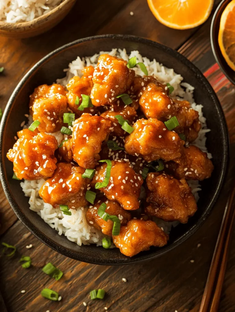 If you've ever indulged in the tantalizing flavors of Panda Express Orange Chicken, you'll adore this copycat recipe that allows you to recreate this beloved dish right in your kitchen. Imagine boneless, crispy chicken pieces drenched in a zesty, sweet, and tangy orange sauce that tantalizes your taste buds. This dish is not just about flavor; it embodies joy, comfort, and a touch of nostalgia. Perfect for cozy family dinners or impressing guests, this Orange Chicken will become a favorite in your household.