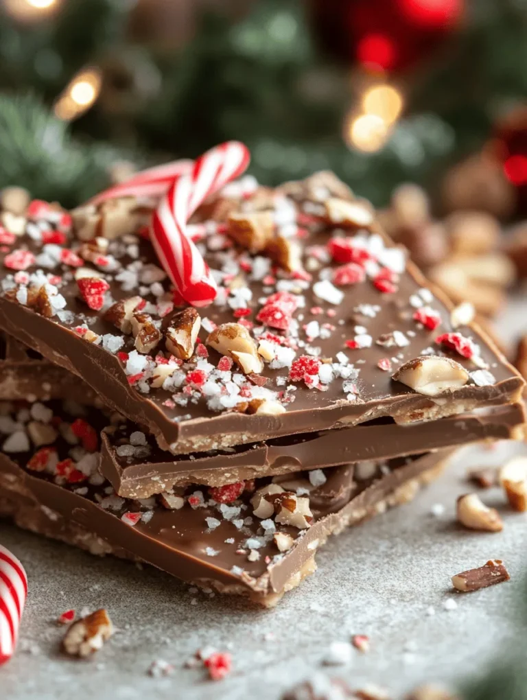 The holiday season brings the joy of family, fun, and, of course, delicious treats! One standout dessert that's sure to delight everyone is Slow Cooker Holiday Toffee Bark. Picture this: a luscious layer of buttery toffee, topped with a blend of semi-sweet and milk chocolate, and finished with a sprinkle of crushed candy canes and nuts—perfect for sharing or indulging in. This recipe isn't just about flavor; it's about creating memories around the table with loved ones.