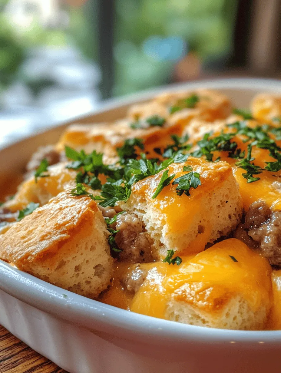 To fully appreciate the Savory Biscuit & Gravy Delight Casserole, it’s essential to understand the key ingredients that contribute to its rich flavor and texture. Each element plays a critical role in delivering the ultimate comfort food experience.