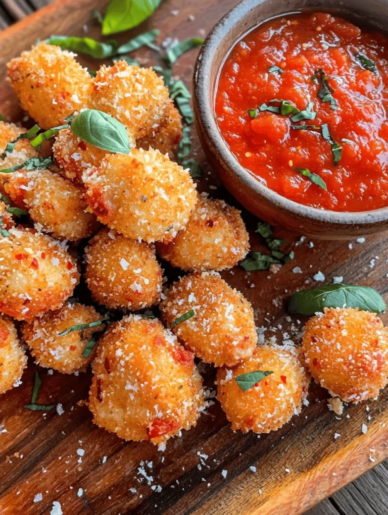 Looking for a crowd-pleasing snack that's both crispy and cheesy? Try these Crispy Parmesan Chicken Bites with Marinara Dip! Perfectly seasoned and coated with golden, crunchy breadcrumbs and Parmesan cheese, these chicken bites are irresistibly good. Whether for game day, a party, or just a cozy night in, these bites will have everyone coming back for more!