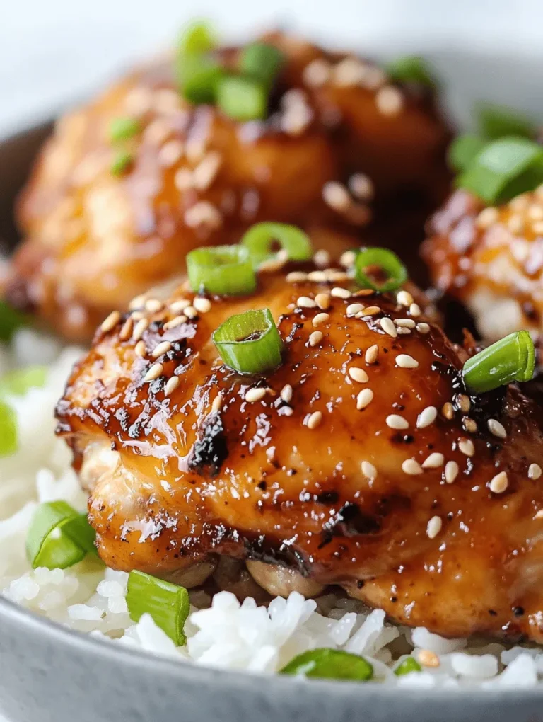 Prepare to tantalize your taste buds with our Sweet & Sticky Honey Garlic Chicken! This dish is a perfect blend of sweet and savory, featuring juicy chicken thighs coated in a mouthwatering honey garlic sauce. Whether you’re hosting a dinner party or just want a family meal that’s quick and easy, this recipe is bound to impress. With its aroma wafting from the oven, the mere thought of the final dish will make your mouth water, prompting you to dig right in for that sticky goodness!