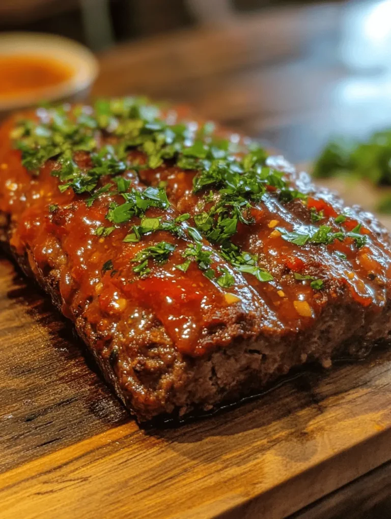 If you're searching for a dinner recipe that feels like a warm hug on a plate, Savory Meatloaf Delight with Zesty Tomato Glaze is your answer! This dish brings together classic flavors and comforting textures, making it a staple in many American households. The juicy meatloaf is topped with a deliciously tangy glaze that elevates its flavor to a whole new level. Perfect for family gatherings or cozy evenings at home, this meatloaf promises satisfaction with every bite!