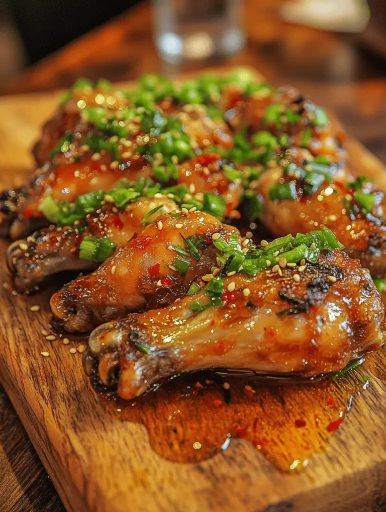 Imagine biting into a perfectly cooked chicken wing glazed with a sticky, sweet, and savory honey garlic sauce that’s finger-licking good. These Sticky Honey Garlic Glazed Wings are not just delicious; they're a crowd favorite at any gathering, game day, or cozy night in. Infusing each wing with flavor and sweetness, this recipe is special because it combines simple ingredients to create a dish that will have everyone coming back for seconds!