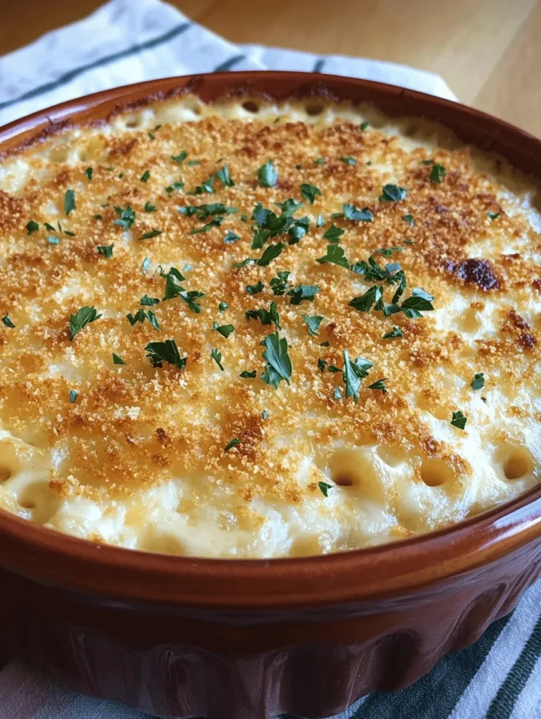 There’s nothing quite like a warm, gooey serving of Creamy Baked Mac & Cheese to transport you back to childhood memories. The combination of sharp cheddar and creamy mozzarella, enveloping perfectly cooked elbow macaroni, results in a dish that’s rich, decadent, and irresistibly comforting. Whether it’s a cozy family dinner or a special occasion, this classic dish elevates any meal. Plus, it's easy to make from scratch, so you can savor the homestyle goodness without any hassle!