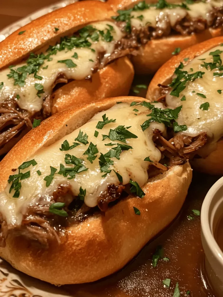 Imagine pulling apart a hot, savory sandwich packed with tender, juicy beef soaked in flavor. That’s exactly what you’ll get with these Savory Slow Cooker French Dip Sandwiches! Perfect for a cozy dinner or while hosting friends for game day, this dish is not only delicious but incredibly easy to make. With minimal effort, you’ll have a mouthwatering sandwich that everyone will rave about.