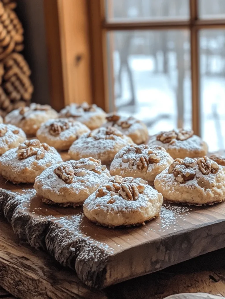 If you're in search of a delightful treat that combines buttery richness with a sweet caramel surprise, look no further than Caramel Pecan Snowball Cookies! These delectable cookies are a favorite around the holiday season but are perfect for any occasion. With their soft texture and a melt-in-your-mouth experience, they make for a perfect pairing with coffee or tea. These cookies not only offer a unique burst of caramel but also a crunchy pecan flavor that will surely leave your taste buds dancing!