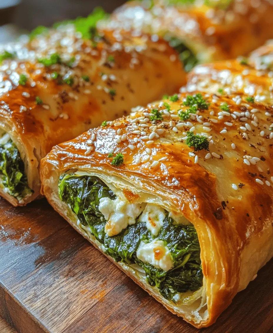 Savory pastries hold a special place in culinary traditions around the world. From flaky French croissants to hearty Italian calzones, these delicious bites have a universal appeal that transcends cultures. One such delightful creation is the Spinach and Feta Wrapped Delights, a versatile dish that can easily transition from a stunning appetizer at a dinner party to a comforting snack after a long day. With each bite, you experience a perfect fusion of flavors, featuring fresh spinach, creamy cheeses, and a subtle hint of nutmeg that elevates this dish into a gourmet treat.