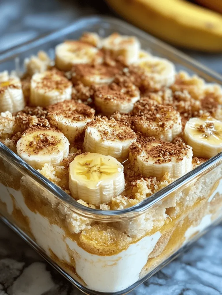 If you’re searching for a dessert that’s both comforting and indulgent, look no further than this Honey Bun Banana Pudding Dessert! This delightful treat combines layers of moist honey bun cake, fresh bananas, and creamy vanilla pudding into a luscious delight that will have everyone coming back for seconds. Perfect for family gatherings or a cozy night in, this dessert brings warmth and sweetness to any occasion.