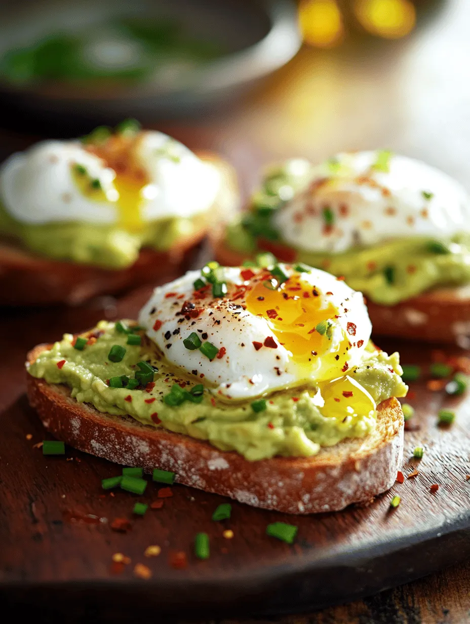 Imagine sinking your teeth into a crispy slice of toasted bread, generously slathered with creamy avocado, topped with a perfectly poached egg that oozes yolk with every bite. This Avocado Toast with Poached Egg recipe is not only visually stunning but also packs a punch in nutrition and flavor. It's a favorite breakfast for many, loved for its delightful balance of textures – the creaminess of the avocado, the crunch of the bread, and the softness of the poached egg. It’s easy to make and a delicious way to start your day!