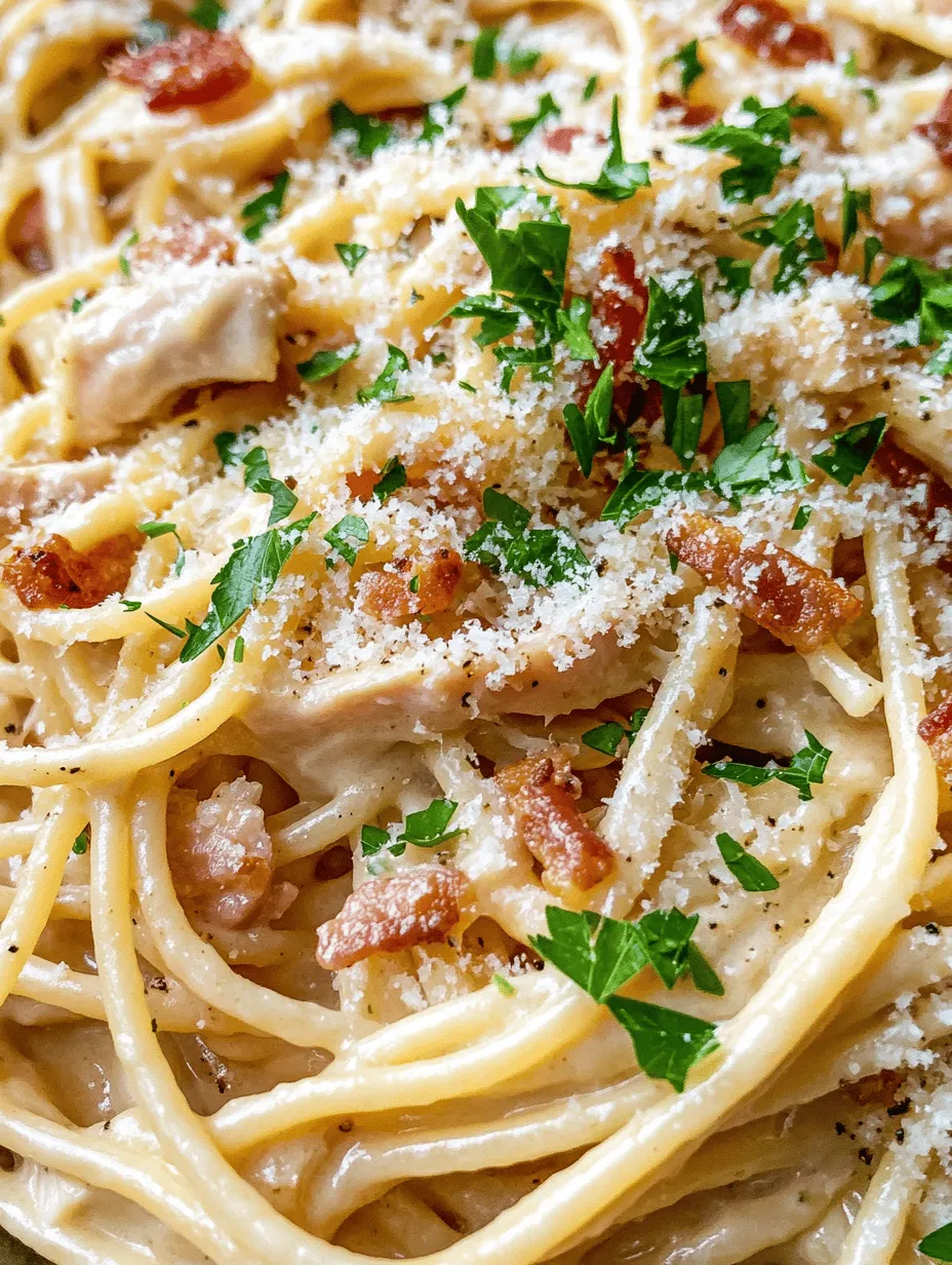 If you’re in search of a pasta dish that embodies comfort, flavor, and sheer deliciousness, look no further than Chicken Carbonara. This beloved Italian classic has captured the hearts and palates of food lovers around the world, and for good reason. Traditionally made with just a handful of simple ingredients, carbonara is rich in flavor and has a creamy texture that makes it the ultimate comfort food.