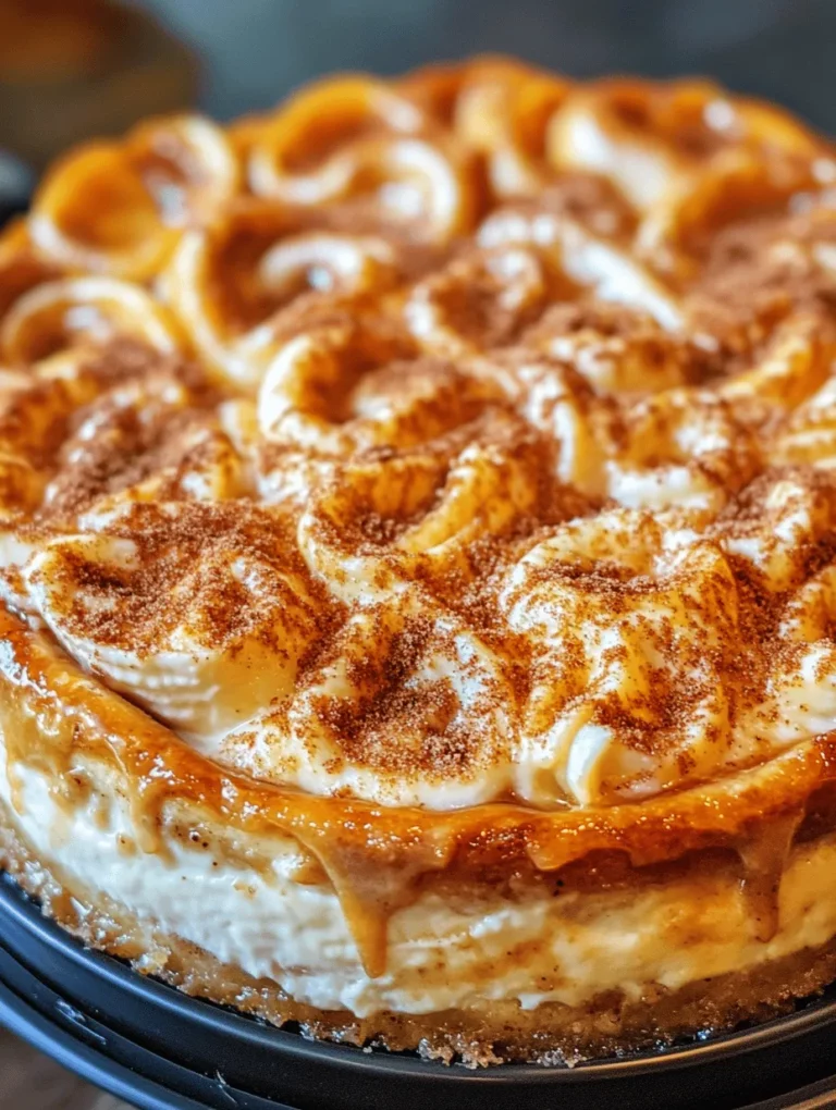 If you're on the lookout for a dessert that perfectly marries the comforting flavors of home-baked cinnamon rolls with the rich, creamy texture of cheesecake, look no further than the Cinnamon Roll Cheesecake. This delightful treat has gained a dedicated following among dessert enthusiasts and for good reason. The harmonious blend of soft, pillowy cinnamon rolls swirled through a velvety cheesecake makes each bite a celebration of flavor and texture.