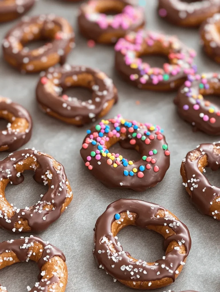 Imagine this: the perfect blend of sweet and salty treats that can spark joy in anyone's heart—these Sweet & Salty Love Bites are exactly that! Chocolate-covered pretzels are not only a delightful snack but also a festive addition to any party or celebration, perfect for sharing with loved ones. These bites combine the satisfying crunch of pretzels, the rich creaminess of chocolate, and a dash of fun with colorful sprinkles. Whether you’re celebrating a special occasion or indulging your sweet tooth, this recipe promises to win hearts.