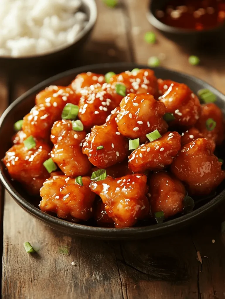 Imagine succulent pieces of chicken perfectly coated in a crispy, golden-brown batter, drizzled with a luscious honey garlic sauce that balances sweet, savory, and a hint of umami. This Crispy Chinese Honey Garlic Chicken is not only a feast for the eyes but also a flavor sensation that will have you coming back for seconds! Whether you're preparing a weeknight dinner for your family or hosting friends, this dish will impress everyone at the table. It’s special because it combines the beloved flavors of Chinese cuisine with a delightful crunch, making it a crowd-pleaser that’s both easy to make and delightful to eat.