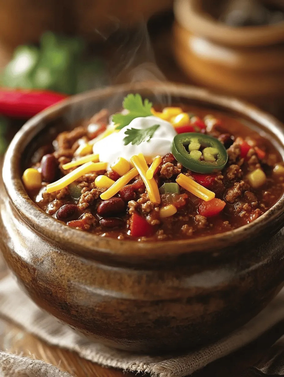 Cowboy Comfort Chili Recipe Hearty, FlavorFilled, and Perfect for