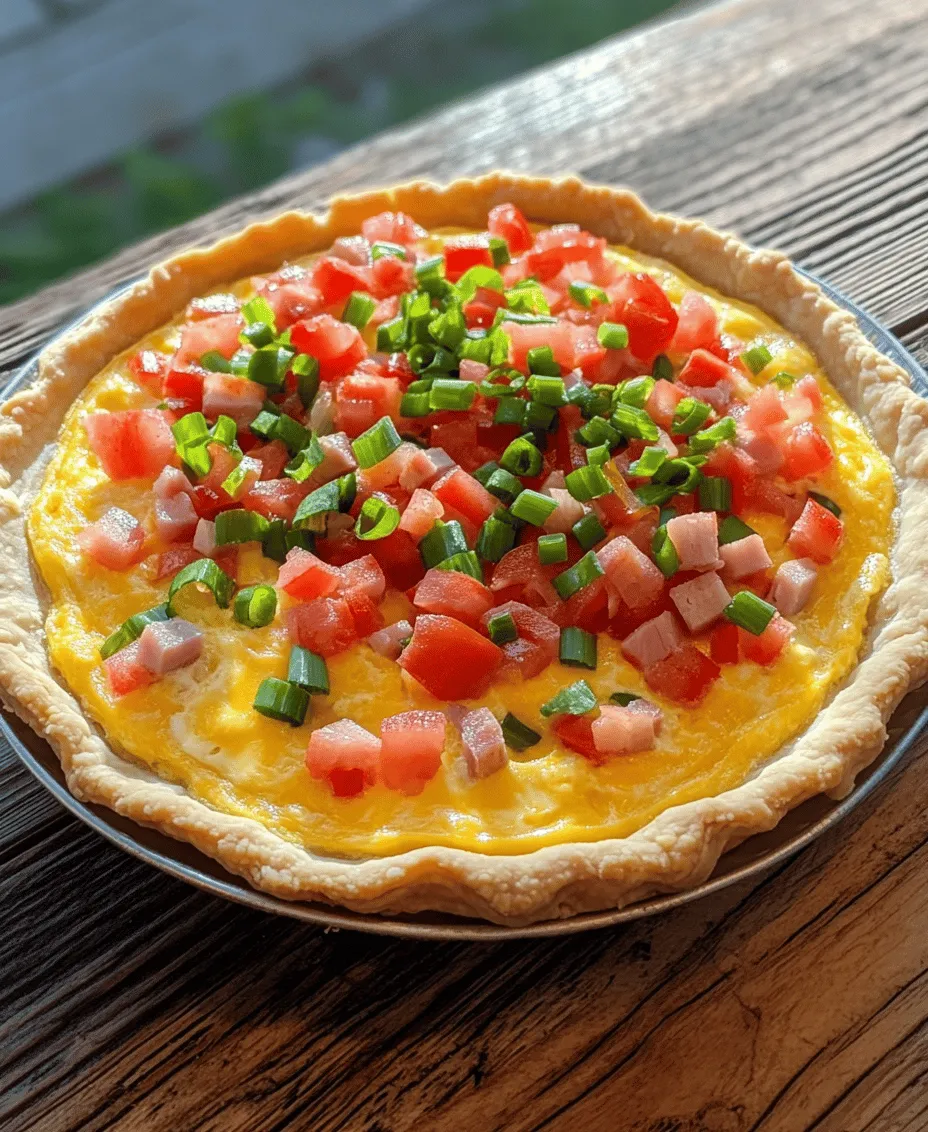 Quiche is a delightful dish that has won the hearts of many food enthusiasts around the world. This versatile dish can be enjoyed at breakfast, brunch, lunch, or even dinner, making it a favorite among home cooks and restaurant-goers alike. The Savory Western Omelet Quiche is a perfect embodiment of this versatility, combining the classic flavors of a Western omelet with the creamy, rich texture of quiche. It’s a dish that not only satisfies your hunger but also pleases your palate with its delicious blend of ingredients.