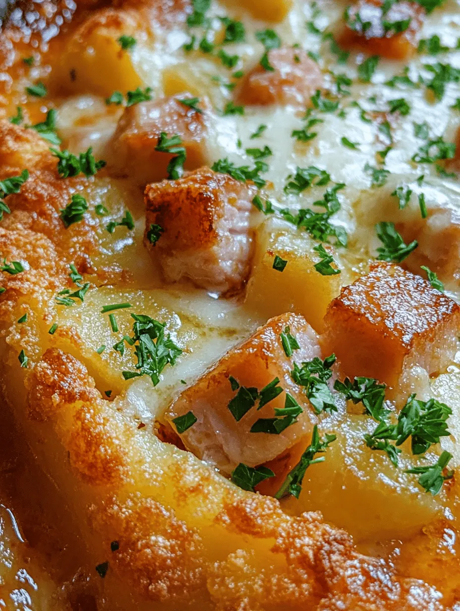 Ham & Potato Delight Casserole: A Comforting Family Meal