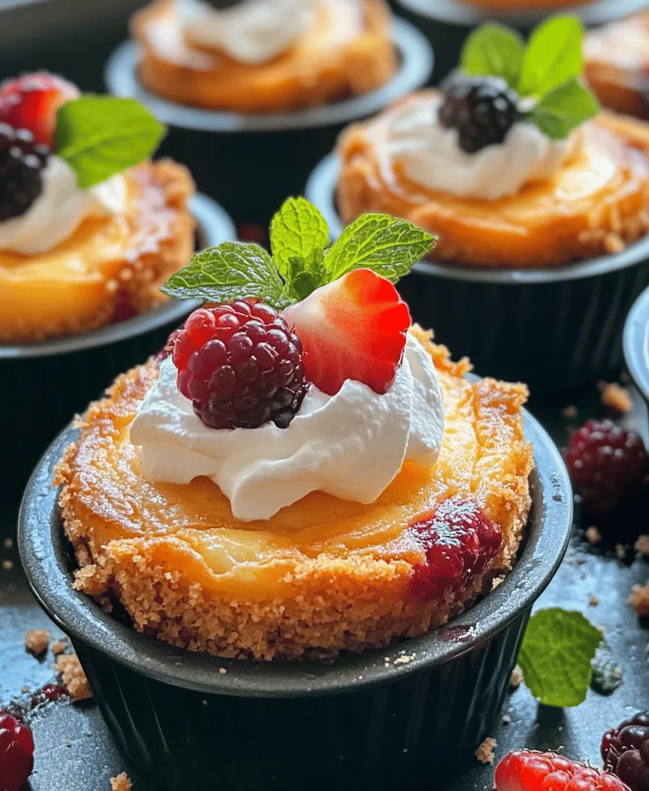 Mini cheesecakes are a delightful treat that has gained immense popularity in the world of desserts. These bite-sized versions of the classic cheesecake not only offer a rich and creamy flavor but also bring a charming presentation to any gathering or occasion. Whether you’re hosting a party, attending a potluck, or simply indulging in a personal sweet treat, mini cheesecakes make for the perfect dessert choice. Their versatility allows for endless flavor combinations, making them suitable for any palate.