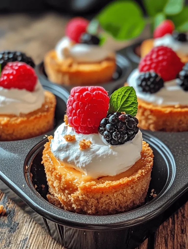 Mini cheesecakes are a delightful treat that has gained immense popularity in the world of desserts. These bite-sized versions of the classic cheesecake not only offer a rich and creamy flavor but also bring a charming presentation to any gathering or occasion. Whether you’re hosting a party, attending a potluck, or simply indulging in a personal sweet treat, mini cheesecakes make for the perfect dessert choice. Their versatility allows for endless flavor combinations, making them suitable for any palate.