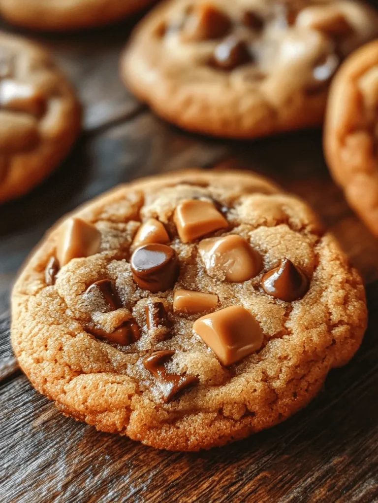 To fully appreciate our Browned Butter Toffee Chocolate Chip Cookies, it’s essential to understand the browning process of butter. When butter is heated, the water content evaporates, and the milk solids begin to brown. This Maillard reaction, where proteins react with sugars, creates a complex flavor profile that adds depth to baked goods. The transformation from regular butter to browned butter is not merely a change in color; it significantly enhances the cookie's overall taste, introducing a rich, nutty aroma that is irresistible.