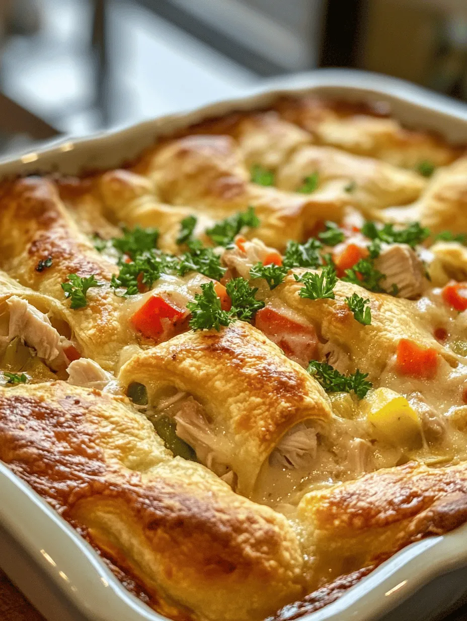 If you're looking for a warm, satisfying dish that embodies the essence of comfort food, look no further than this Classic Chicken Pot Pie Casserole. With its golden, flaky top and creamy, savory filling, this casserole is sure to become a staple in your household. It's not only delicious but also incredibly easy to prepare, making it perfect for weeknight dinners or casual gatherings with friends and family.