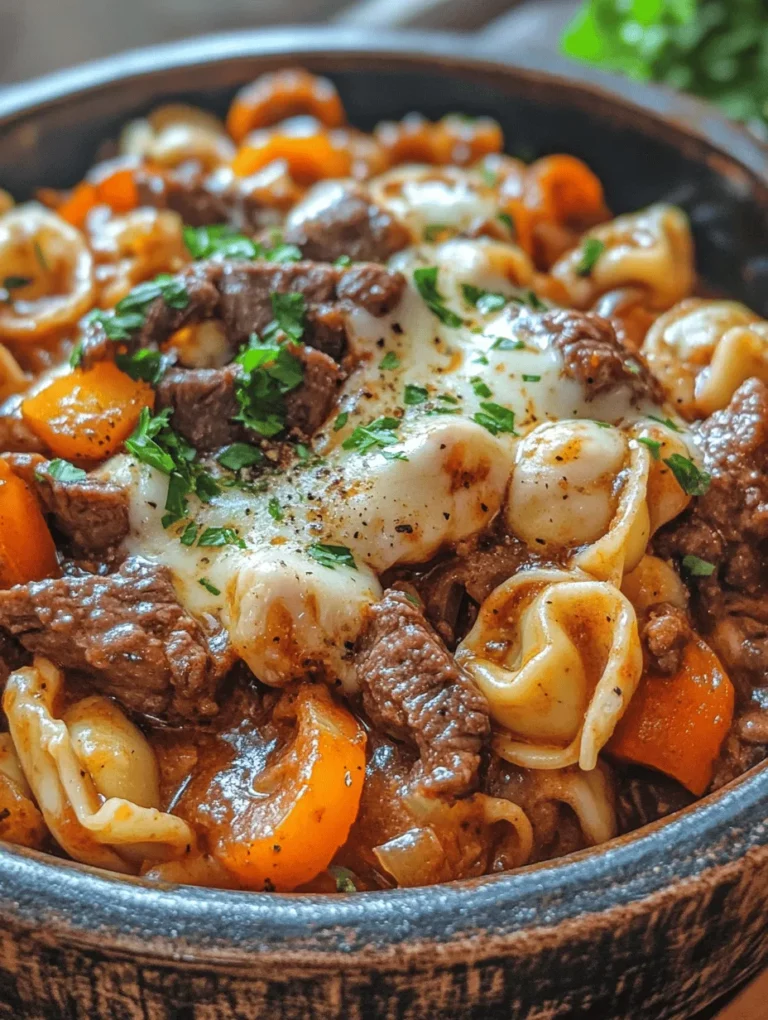 Great dishes are built on exceptional ingredients, and Cheesesteak Tortellini in Rich Provolone Sauce is no exception. Each component plays a crucial role in delivering the flavors and textures that define this dish. Let’s break down the key ingredients to appreciate their contributions fully.