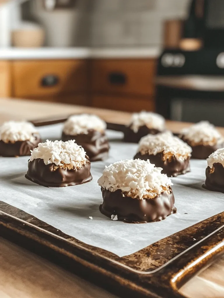 Imagine a perfect bite-sized treat that bursts with tropical flavor, coated in rich dark chocolate! These Coconut Cream Patties Delight are a simple yet indulgent dessert that will transport you to a sunny paradise with every mouthful. This recipe is special because it combines the natural sweetness of coconut with a creamy filling, making it perfect for parties, a sweet snack, or even gifts for your loved ones. Plus, it’s incredibly easy to prepare! Let’s dive into this deliciously delightful recipe.