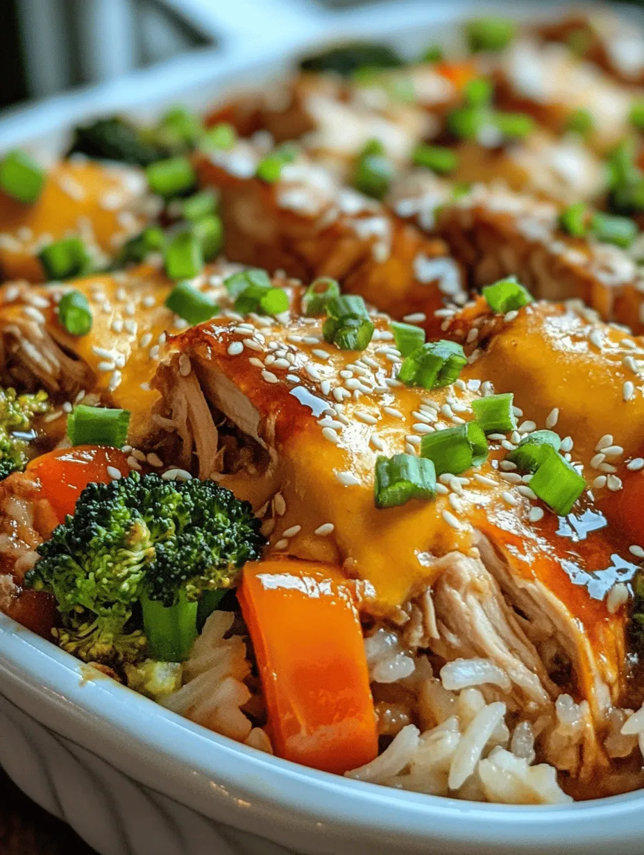 Savory Teriyaki Chicken Casserole Delight