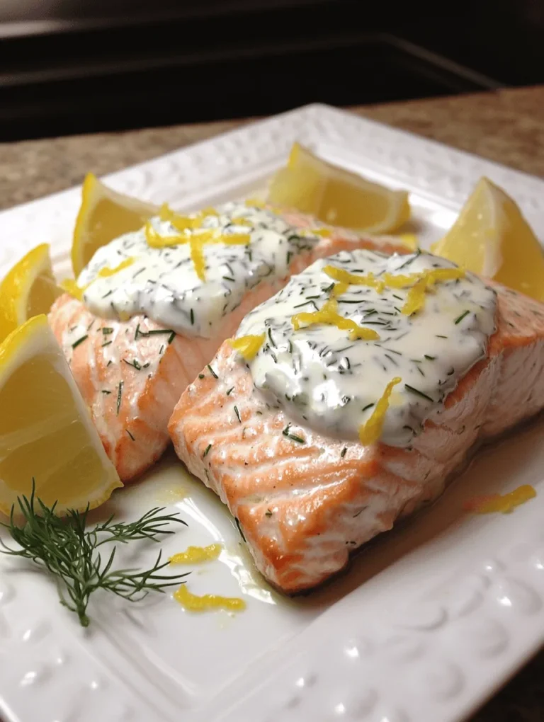 If you're searching for a quick, elegant, and nutritious dinner, look no further than this Baked Salmon with Dill Sauce! Featuring tender, flaky salmon paired with a creamy, herb-infused sauce, this dish bursts with flavor and can transform a simple meal into a fine dining experience. This recipe is inspired by my love for fresh herbs and simple preparations that highlight the natural goodness of the ingredients. Whether it’s a cozy dinner for two or a festive gathering, this dish is sure to impress!