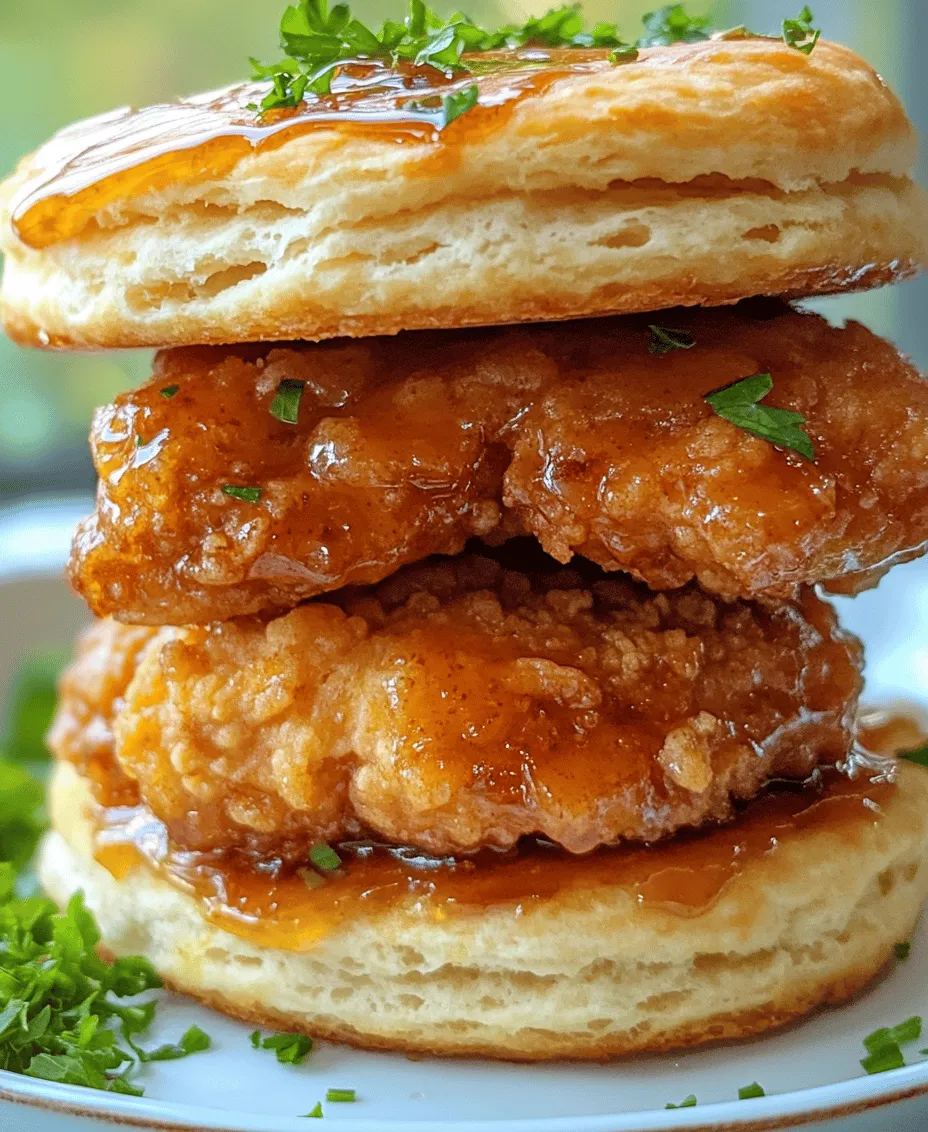 In the world of comfort food, few dishes manage to capture the heart and palate quite like Hot Honey Chicken Biscuits. This dish is a modern classic that has gained immense popularity, blending the satisfying crunch of crispy chicken with the warm, flaky goodness of homemade biscuits, all drizzled with a sweet and spicy hot honey. The appeal of this recipe lies not only in its flavor but also in its versatility; it can be served as a hearty breakfast, a satisfying lunch, or an indulgent dinner.