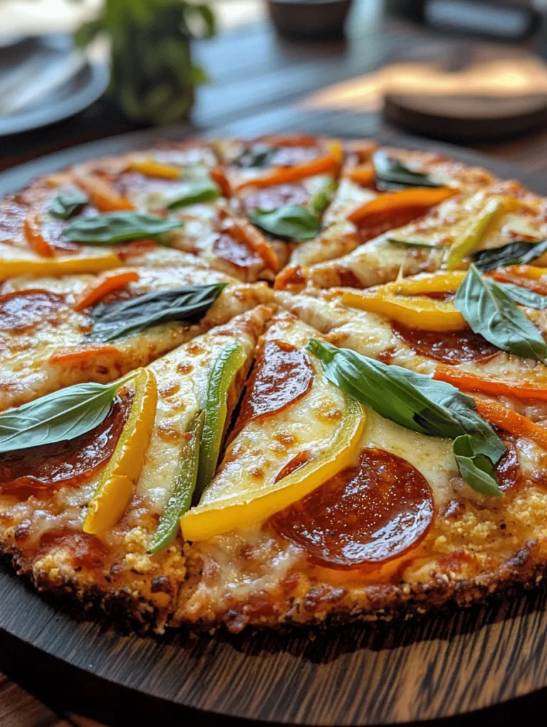 Are you ready to experience the perfect guilt-free pizza? This Keto-Friendly Cauliflower Crust Pizza is not just a delight for your taste buds but also a fabulous low-carb option for those who are looking to maintain a healthier lifestyle. With its golden, crispy crust and an array of delightful toppings, this pizza is sure to impress anyone—keto dieter or not! Imagine biting into a slice that’s loaded with cheesy goodness and vibrant veggies, allowing you to enjoy your favorite dish without the carbohydrate overload!