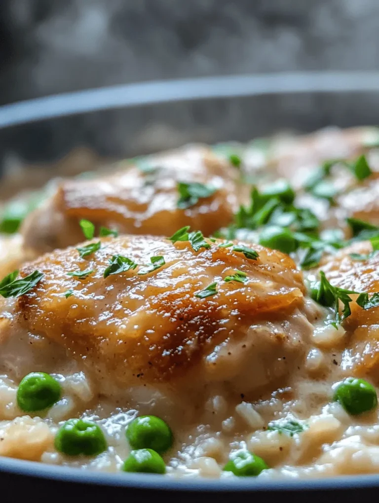 Imagine a dish that combines tender chicken thighs, creamy rice, and a rich Parmesan flavor—all cooked blissfully together in just one pan. One-Pan Creamy Parmesan Chicken & Rice is exactly that! It's a comforting meal that's hearty enough to satisfy the whole family, yet simple enough for a weeknight dinner. This dish holds a special place in my heart; it reminds me of cozy family dinners where a delicious aroma fills the kitchen, welcoming everyone home.