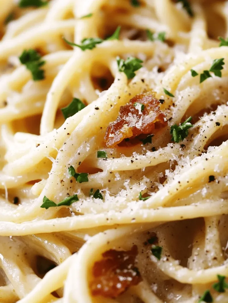 When you think of comfort food that warms the heart and tantalizes the taste buds, Crispy Pancetta Spaghetti Carbonara tops the list! This Italian dish is a creamy, cheesy, and utterly indulgent meal made with simple ingredients that transform into a luxurious experience. Picture perfectly al dente spaghetti enveloped in a rich sauce, accented by crispy pancetta, and a delightful hint of garlic—doesn’t that sound tempting? Carbonara isn't just a meal; it’s a beloved tradition in Italian cuisine, and once you try this recipe, you'll understand why it has captured the hearts and palates of food enthusiasts worldwide.