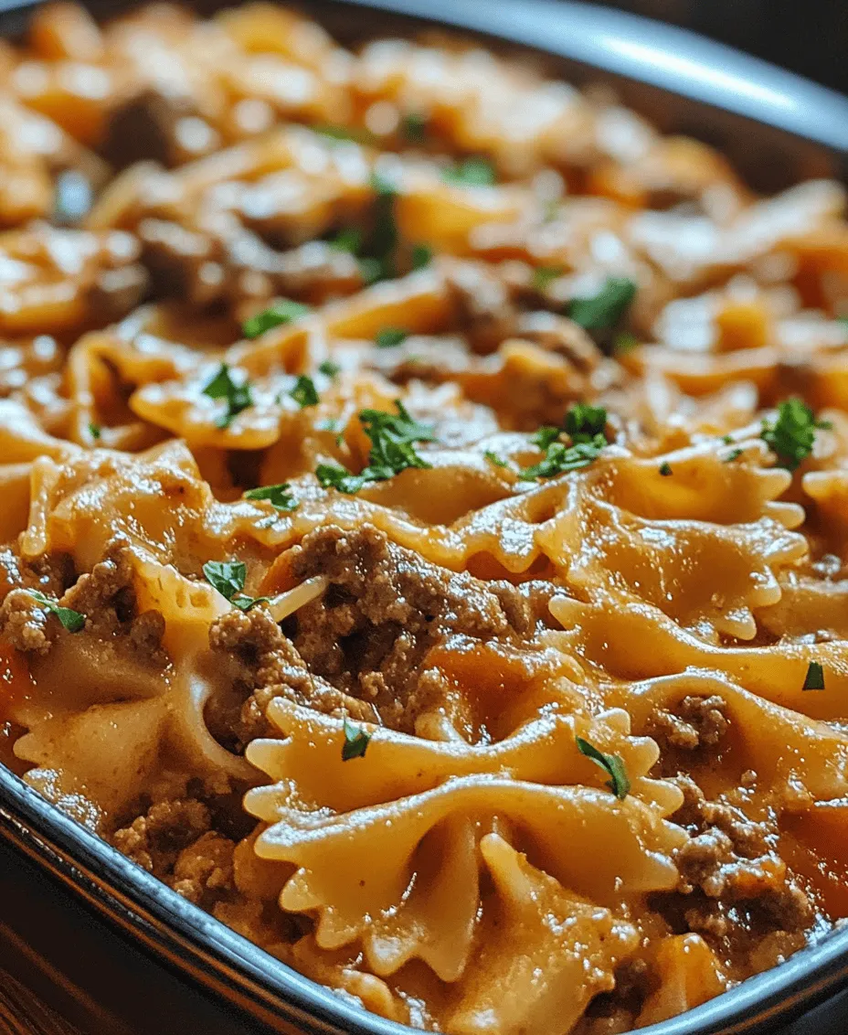 When it comes to comfort food, few dishes can rival the creamy richness of Velveeta Beef & Bowtie Pasta. This delightful recipe combines the satisfying textures of pasta with the savory goodness of ground beef and the smooth, melty allure of Velveeta cheese. It's the perfect meal for any occasion, whether you're feeding a hungry family or looking for a quick and easy dinner after a long day. The creamy sauce envelops the bowtie pasta, creating a dish that is not only satisfying but also incredibly inviting.