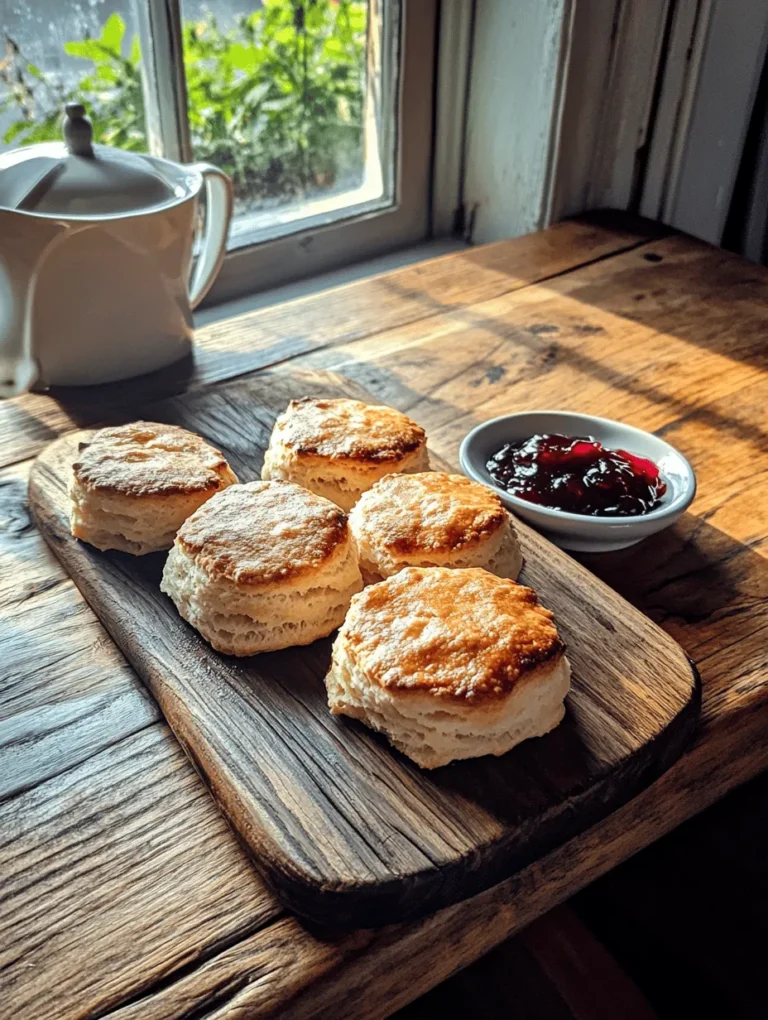 Imagine pulling a tray of Fluffy Buttermilk Biscuits from your oven, the golden tops puffed high and glistening with a buttery sheen. The aroma fills your kitchen, inviting everyone to gather around. These biscuits are not just a breakfast staple; they occupy a special place in Southern cooking—comfort food at its finest. Their flaky, tender texture coupled with the rich flavor of buttermilk makes every bite an indulgence. Whether you serve them as a side with dinner, topped with fresh jam, or slathered in butter, you’re bound to be asked for seconds!