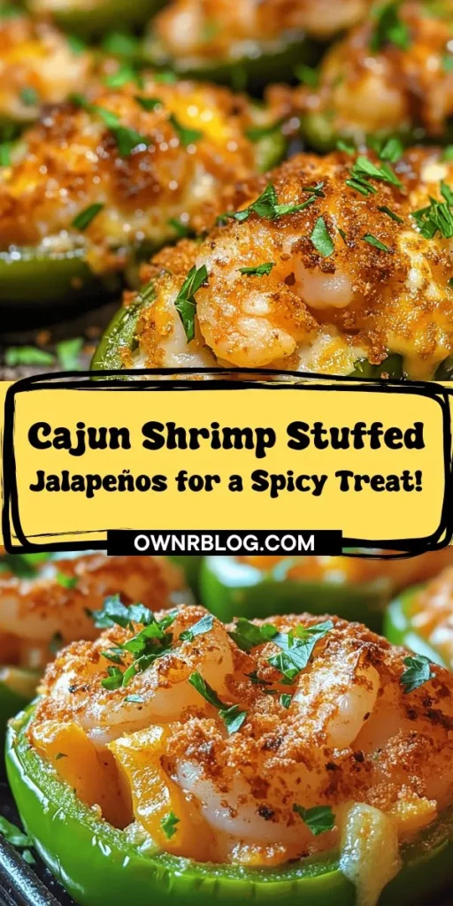 Spice up your next gathering with Fiery Cajun Shrimp Stuffed Jalapeños! This flavorful appetizer combines succulent shrimp, zesty Cajun seasoning, and creamy cheeses stuffed into crunchy jalapeños for the perfect balance of heat and flavor. Ideal for game days, parties, or a special treat, these stuffed jalapeños are customizable to suit any spice preference. Explore the easy step-by-step preparation and impress your guests with this delicious dish that showcases the vibrant essence of Cajun cuisine!